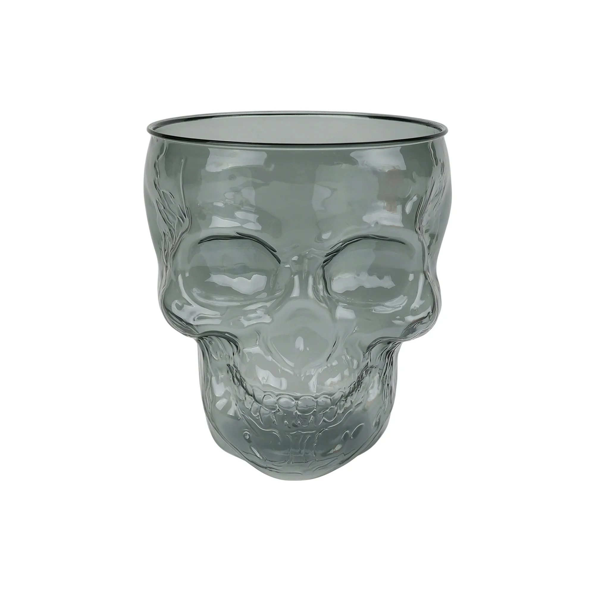 Way to Celebrate 4.5 Quart Acrylic Skull Bucket, Grey - Walmart.com | Walmart (US)