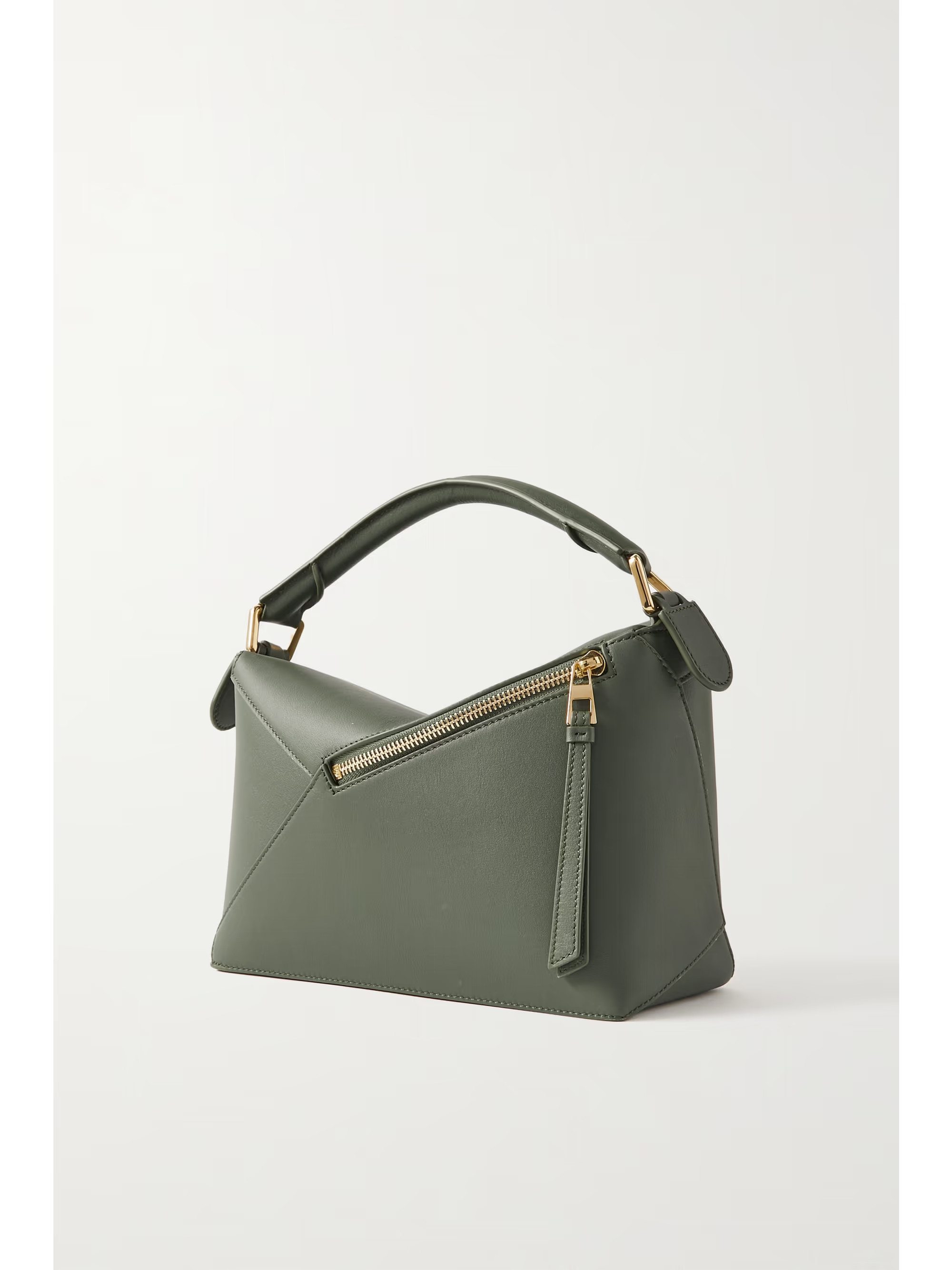 LOEWE Puzzle Edge small textured-leather shoulder bag | NET-A-PORTER | NET-A-PORTER (UK & EU)