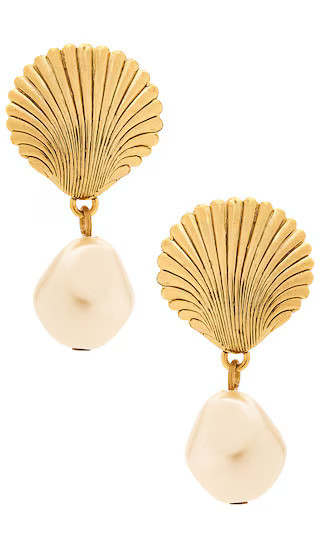 Jennifer Behr Alana Earrings in Metallic Gold. | Revolve Clothing (Global)