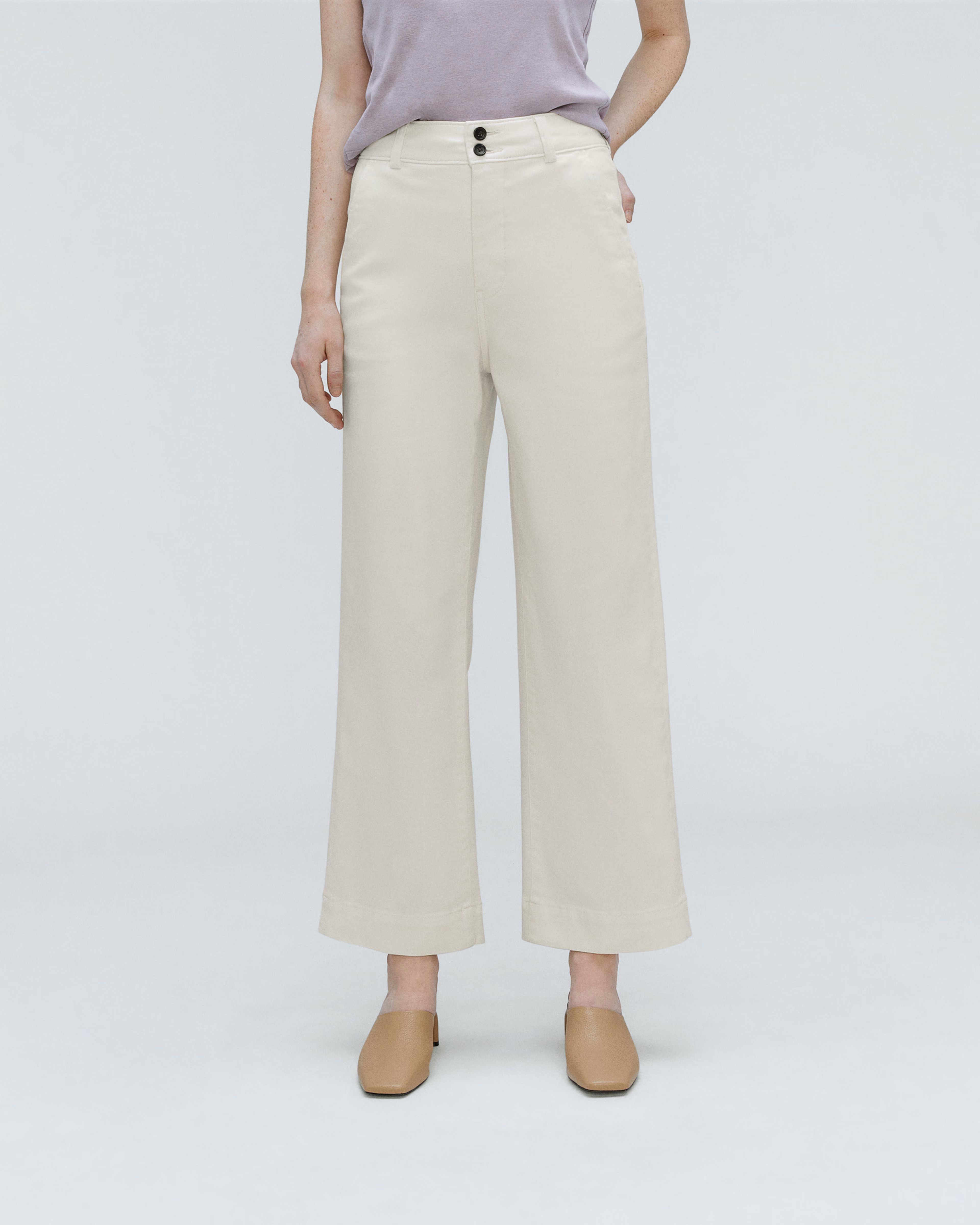 The Organic Wide-Leg Pant | Everlane