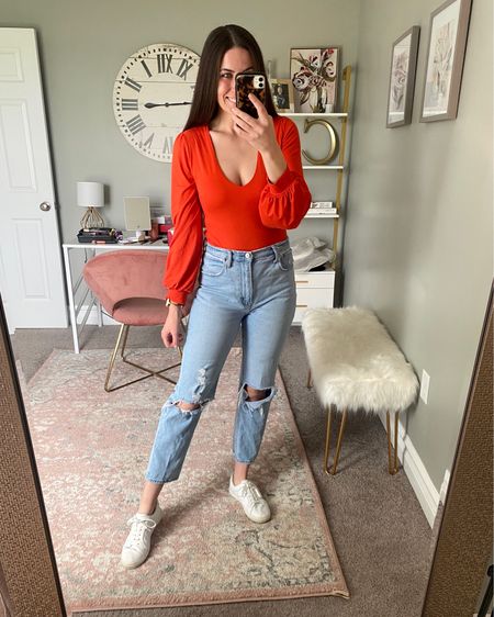 Amazon fashion
Amazon deal
Abercrombie jeans 
Ultra high rise ankle straight jeans
White sneakers
Spring outfit
Spring transition outfit
Spring style 
Long sleeve bodysuit
Amazon bodysuit 

#LTKstyletip #LTKsalealert #LTKSeasonal