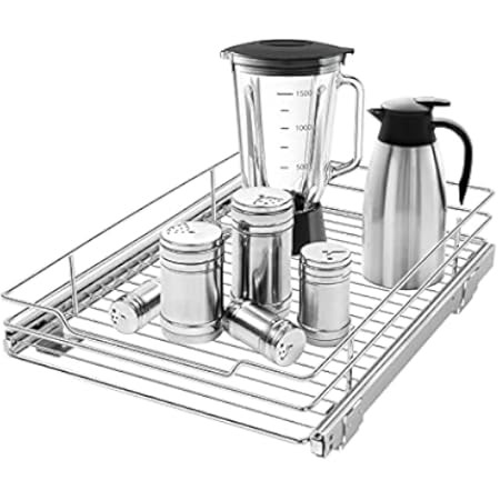 G-TING Pull Out Cabinet Organizer, Heavy Duty Slide Out Pantry Shelves Sliding Drawer Storage for Ho | Amazon (US)