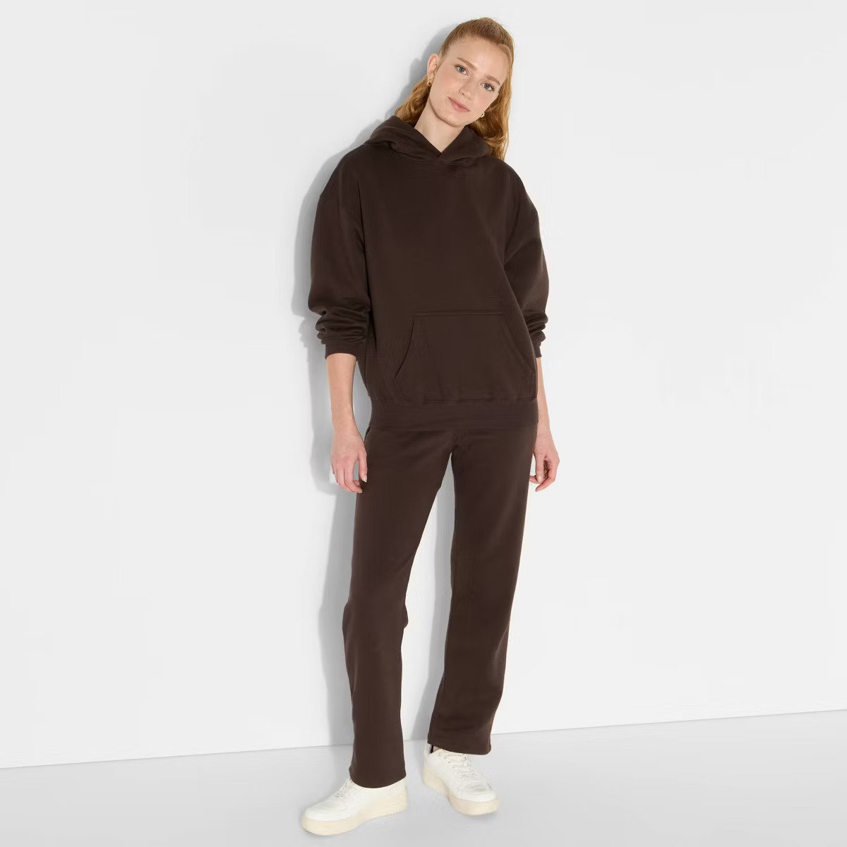 Women's Oversized Bubble Hem Hooded Sweatshirt - Wild Fable™ | Target