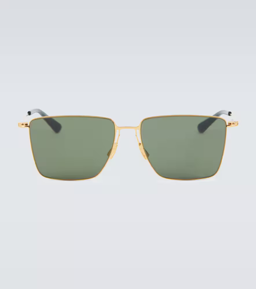Bottega Veneta Ultrathin rectangular sunglasses | Mytheresa (US/CA)