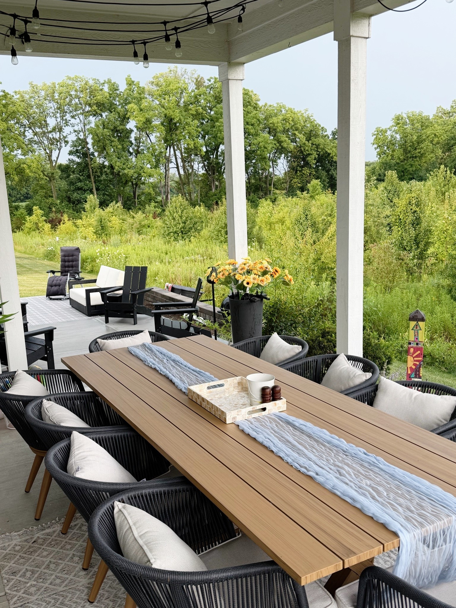 Our patio dining table is great for hosting!

#LTKSeasonal #LTKHome #LTKSaleAlert