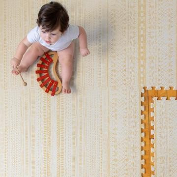 Little Nomad Play Mat | Adilah - Heart of Gold - 4x6 | House of Noa (formerly Little Nomad)