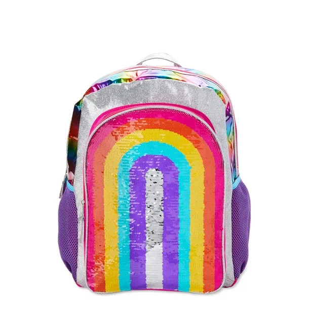 Wonder Nation Sequin Good Vibes Only Backpack | Walmart (US)