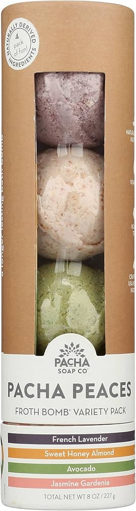 PACHA SOAP Pacha Peaces Froth Bomb Variety Pack, 8 OZ | Amazon (US)