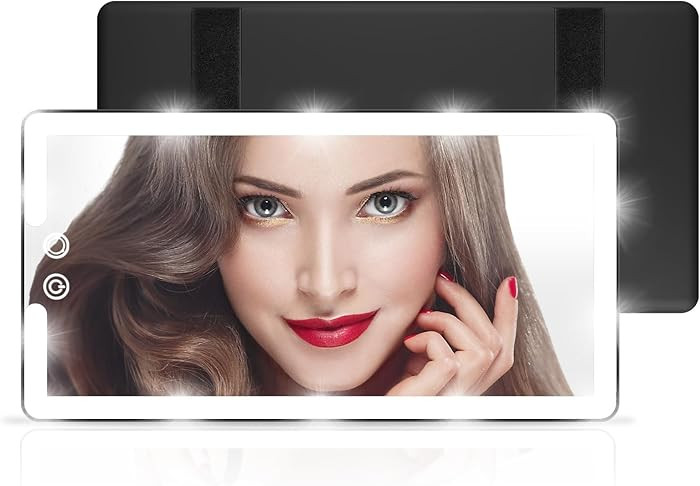 Led Sun Visor Vanity Mirror, Upgraded Large Car Mirrors with Lights, Dimmable Light up Vanity Mak... | Amazon (US)