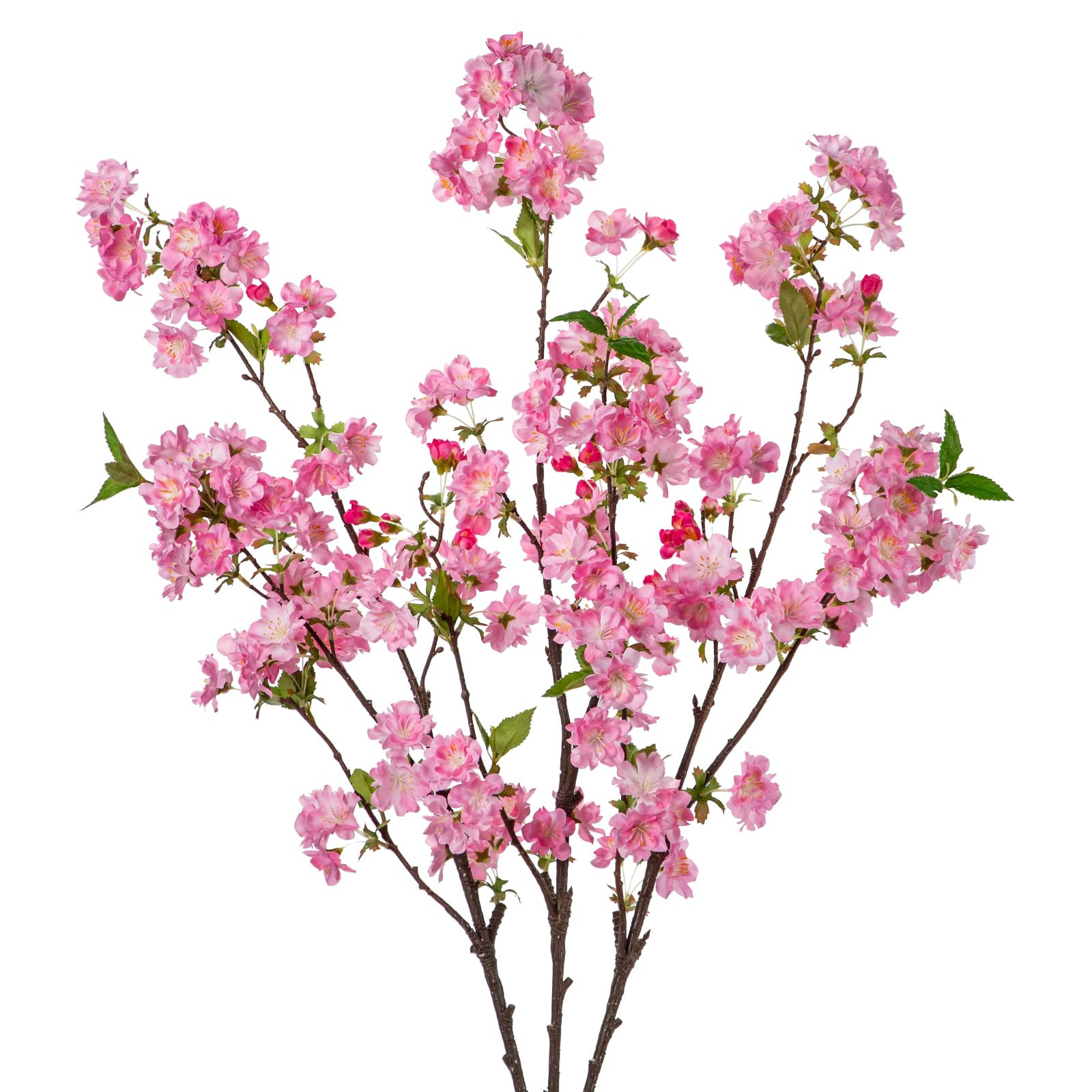 DILATATA 39" Tall Cherry Blossom Branches for Vase Faux Cherry Flowers Pink Peach Blossom for Flo... | Amazon (US)