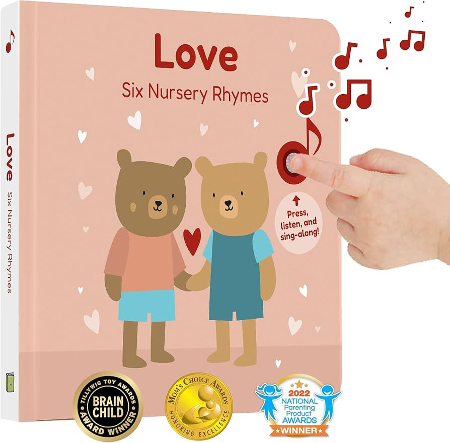Cali's Books Love Nursery Rhymes: Toddler Valentines, Musical Books Perfect for Baby Valentines D... | Amazon (US)