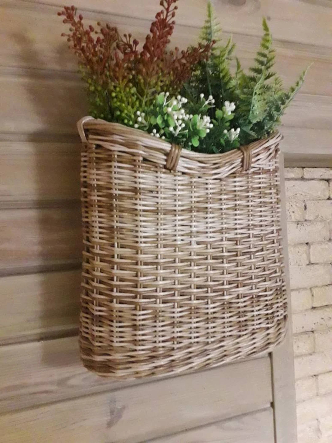 Дверной декор,подвесная корзина, натуральный цвет, , ... | Etsy (US)