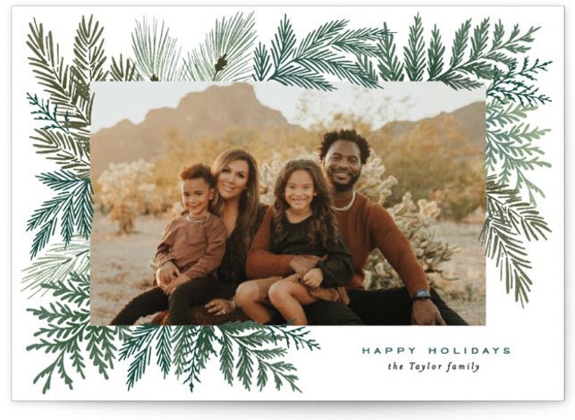 "Evergreen Variety" - Customizable Holiday Photo Cards in Green by Alethea and Ruth. | Minted