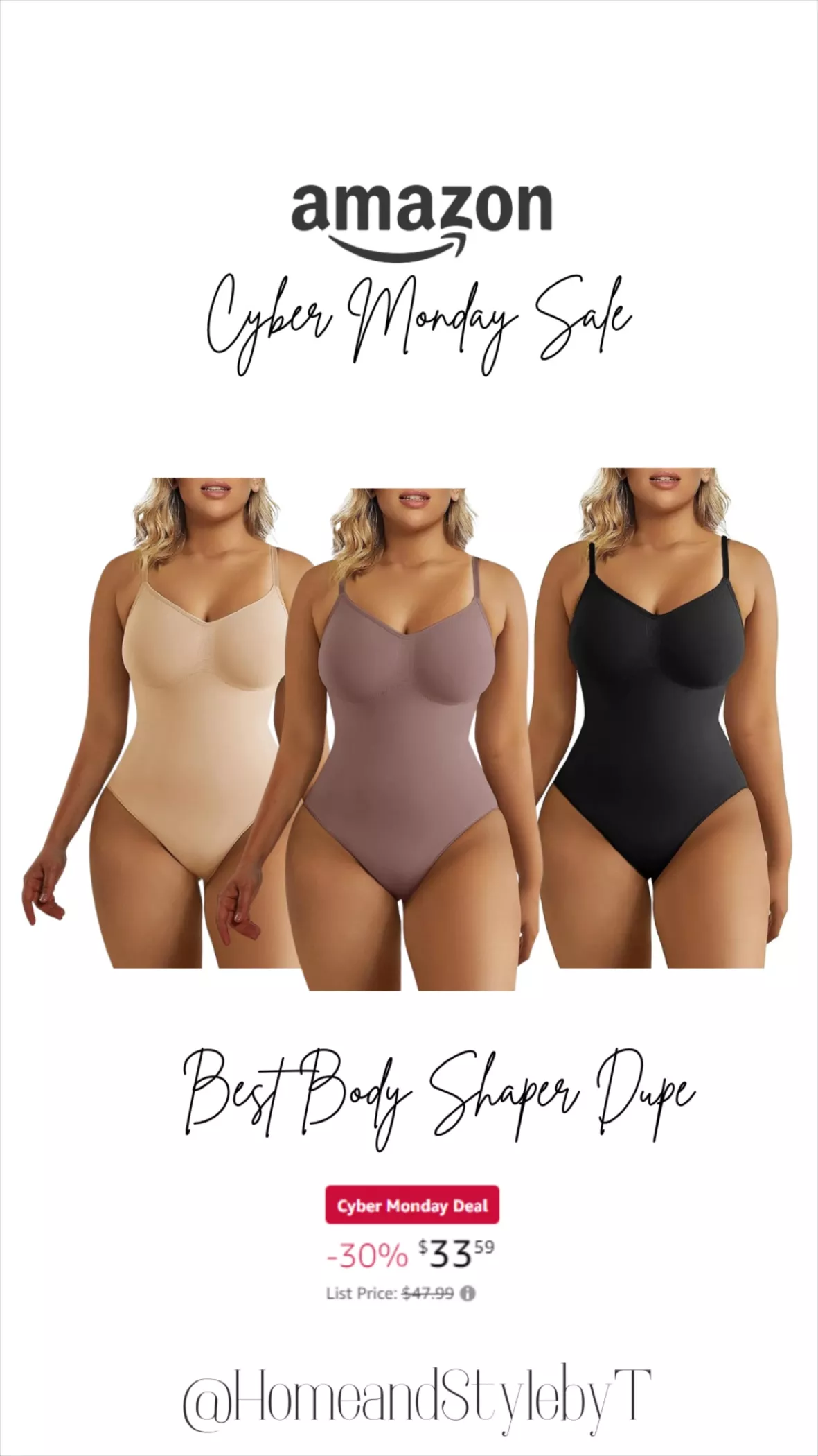 The SHAPERX Shapewear Bodysuit From  Is on Sale for Only $30