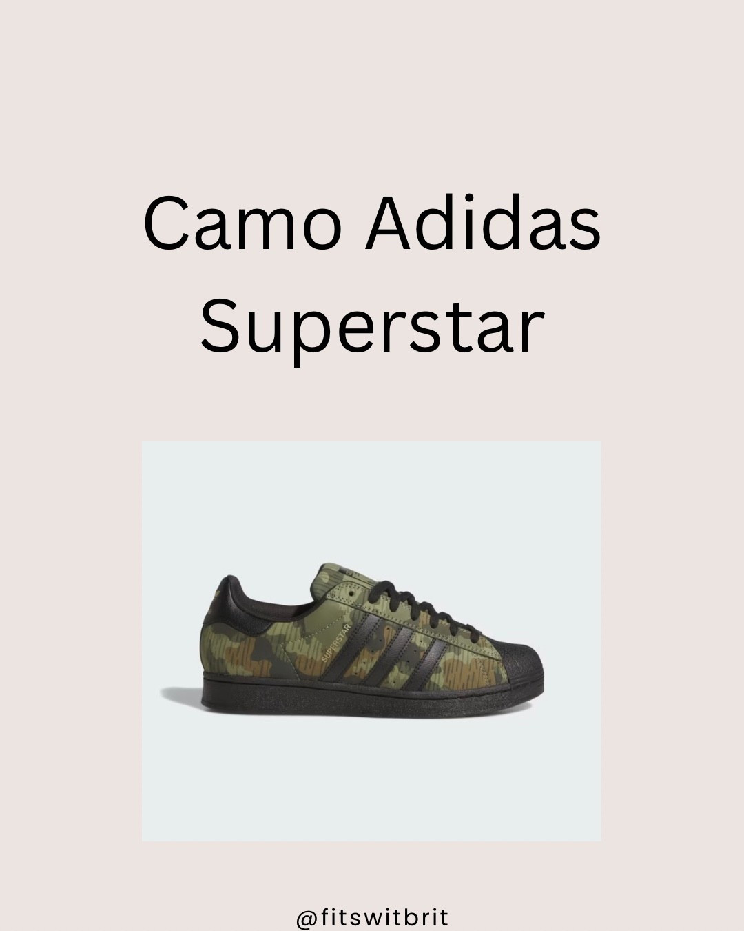 Camo Adidas Superstar Sneakers 

#LTKMens