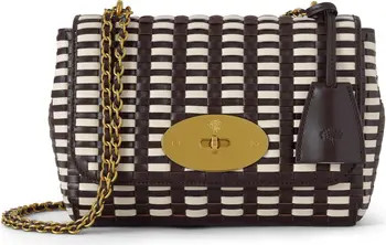 Mulberry Lily Woven Leather Shoulder Bag | Nordstrom | Nordstrom