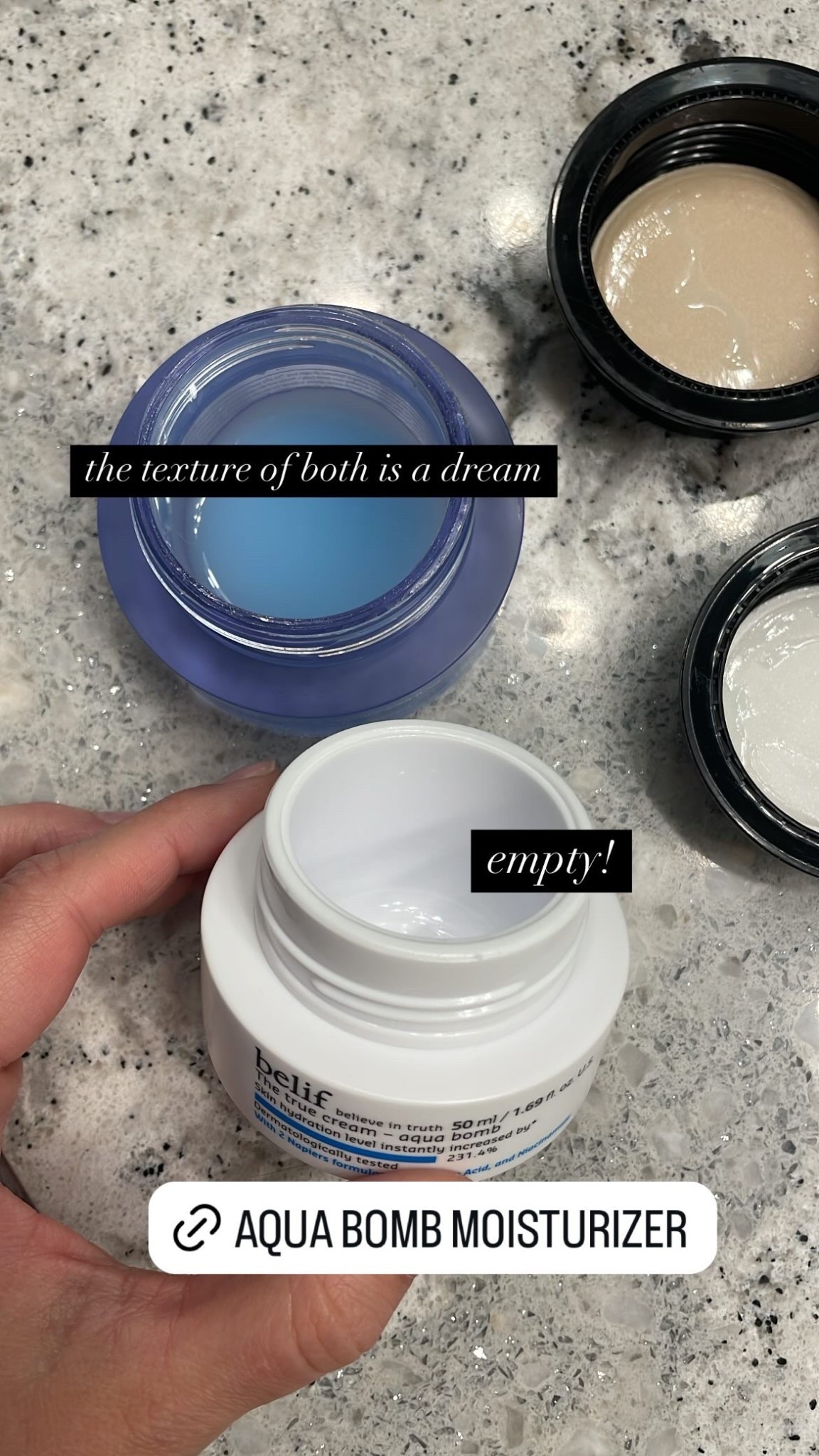 The best dry skin therapy - Belif Aqua Bomb. The moisturizer & the mask are such saviors. Been using both repeatedly. #sephora #sephorafinds #skincare #moisturizer #empty

#LTKFindsUnder50 #LTKBeauty