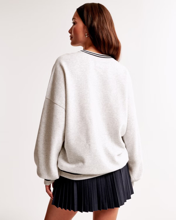 New York Giants Graphic Oversized Sunday Crew | Abercrombie & Fitch (US)