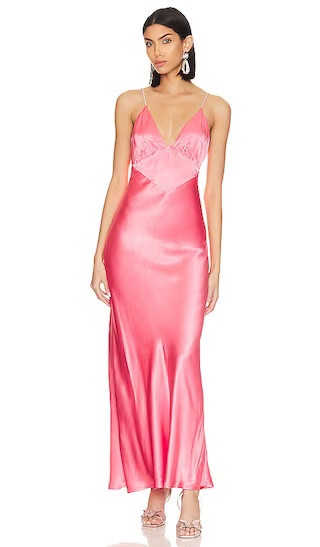 Capri Diamonte Slip Dress in Melon | Revolve Clothing (Global)