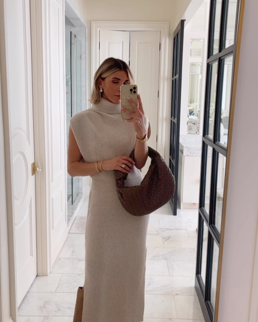 This sweater dress is 30% off right now! I'm wearing size small. It fits tts @nordstrom #nordstrompartner #ad