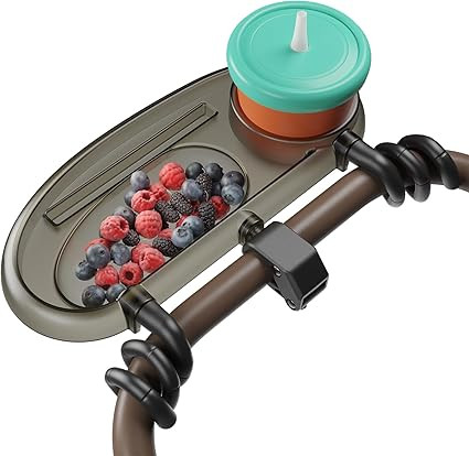 Mamazing Universal Stroller Snack Tray with Cup Holder and Phone Holder, 3-in-1 Stroller Accessor... | Amazon (US)