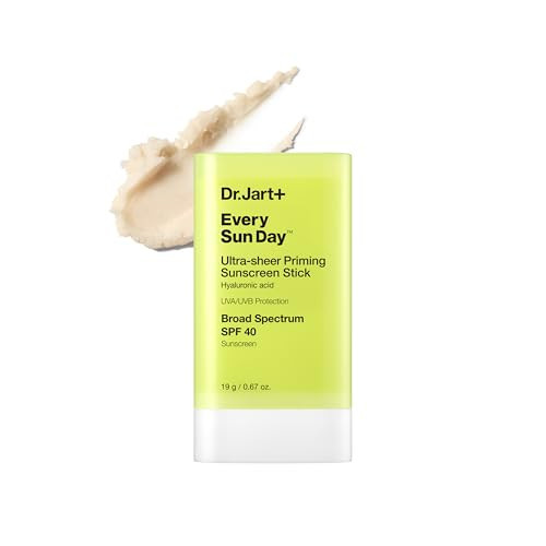 Dr.Jart+ Every Sun Day Invisible Korean Sunscreen Stick SPF 40 with Hyaluronic Acid | Glides Over Makeup | Korean Skincare | Travel Size, 0.67 Ounce | Amazon (US)