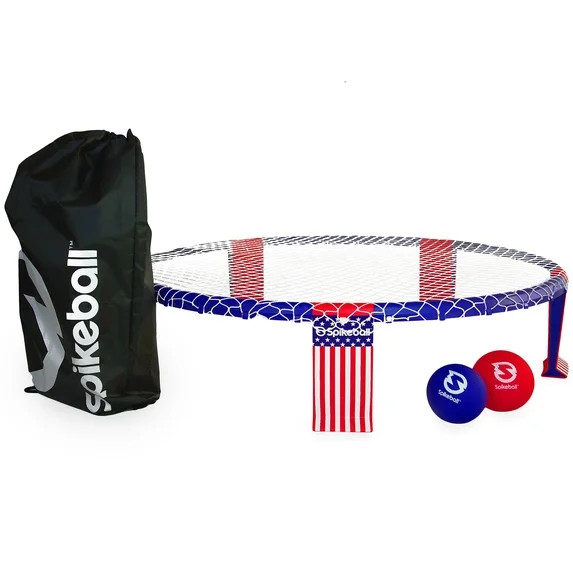 Spikeball: Weekender USA Set - Red-White-Blue - Roundnet: Blends Volleyball & 4 Square, Outdoor Y... | Walmart (US)