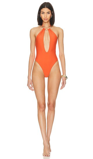 x REVOLVE Novalie One Piece in Burnt Orange | Revolve Clothing (Global)