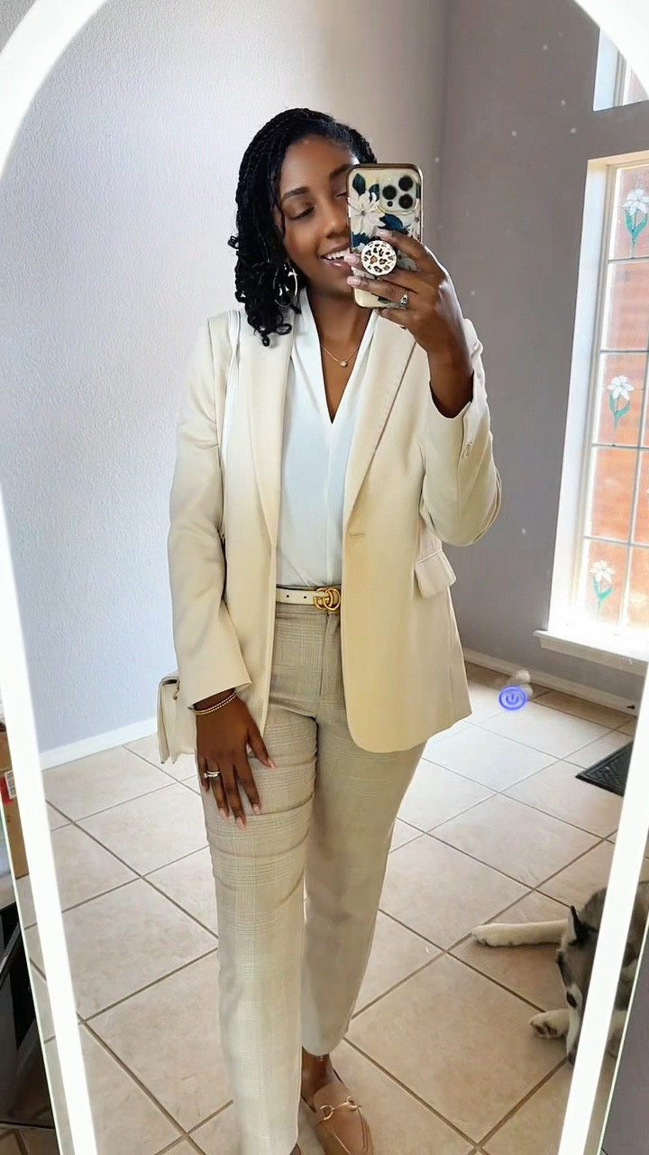 Corporate Work outfit of the day. I love to wear creams, browns, and golds 💕 dressing up for work doesn’t have to be difficult or feel uncomfortable 😊

#LTKStyleTip #LTKWorkwear #LTKFindsUnder50