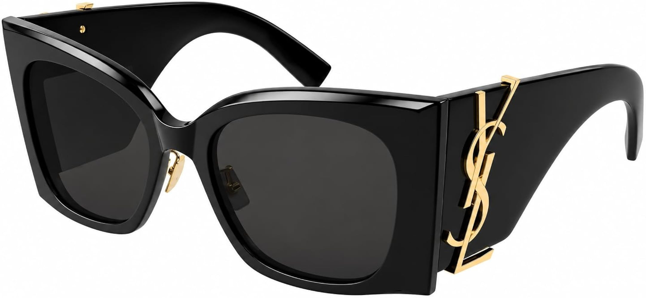 Women's Oversized Square Sunglasses Black Fashion Eyewear | Amazon (US)