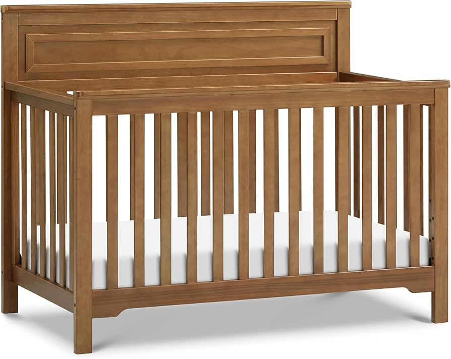 DaVinci Autumn 4-in-1 Convertible Crib in Chestnut, Greenguard Gold Certified | Amazon (US)