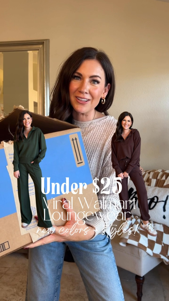 Comment NEED IT to shop! Our favorite Walmart scuba knit loungewear just dropped in new colors and styles!! Currently fully in stock, but these always fly! Designer quality, nothing is over $25 and sold separately🙌🏼🙌🏼
.
.
SIZING
beige quarter zip-large
Beige joggers-xs
Beige tunic Length zip up -small
beige wide leg pants -small
Brown quarter zip -medium
Brown joggers -xs
Green quarters zip -medium
Green joggers -small (prefer extra small)
Green tunic zip up -medium (prefer small)
Green wide leg pants -small
Gray tunic zip up -medium (prefer small)
.
.
grab these scoop scuba knit loungewear set before they sell out !! Perfect fall uniform😍 
.
.

#LTKFindsUnder50 #LTKSeasonal #LTKStyleTip