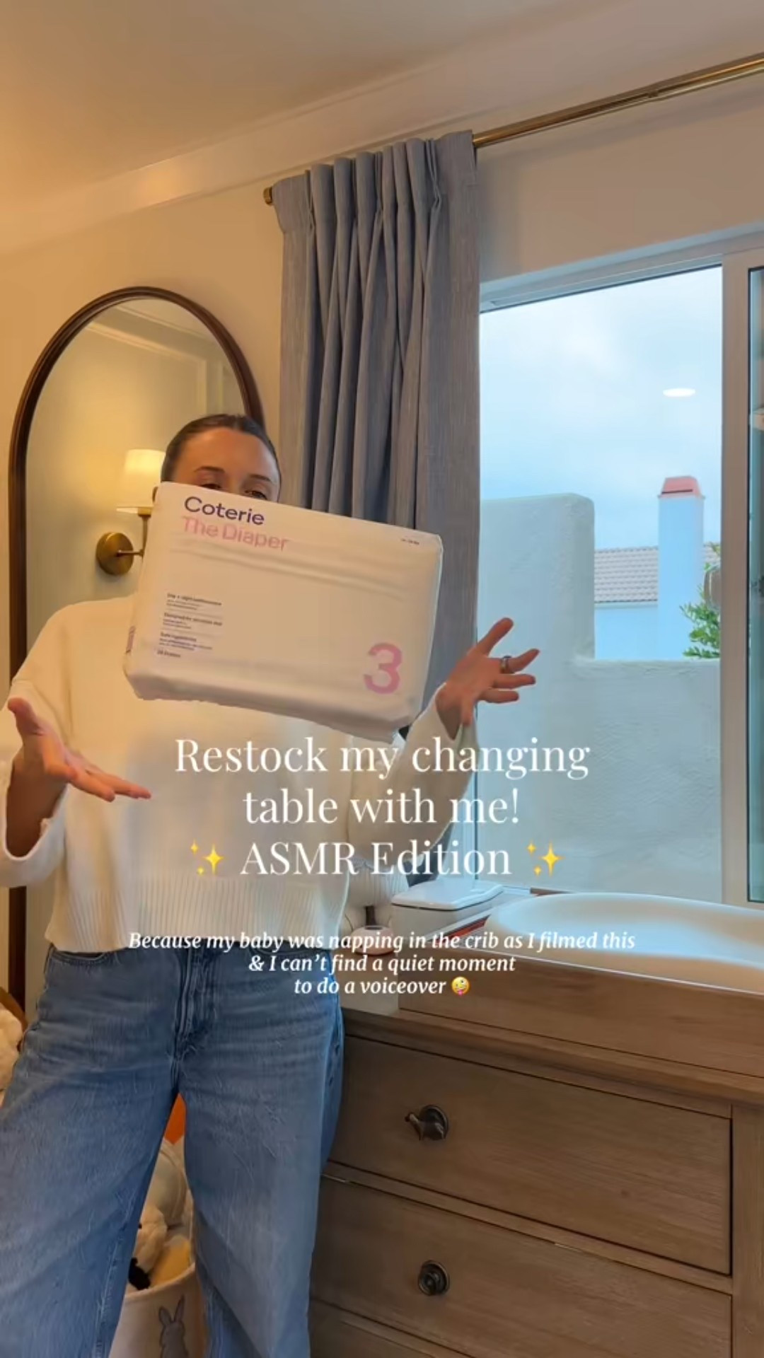 Diaper restock with our favorite brands @coterie & @WaterWipes (Not sponsored!!) I’ve tried others, but nothing even comes close. If you’ve found a clean diaper you love, drop it in the comments!
Also… does anyone else’s baby size up in diapers way too fast?! My boy is 98th percentile for height and constantly busting out of clothes and diapers 🤣

#waterwipes #CoterieD#DiaperRestockC#CleanBabyCareM#ModernMotherhood#B#BabyEssentialscleandiaper #L#LowToxLivin#ftm#M#MotherhoodSimplifiedB#BabyFavoritesM#MomTikTokRestockWithMe #nurserymusthaves #changingtable 
 

#LTKBump #LTKBaby