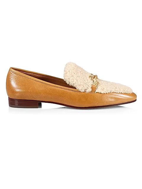 Tory Burch Jessa Shearling Loafers | Saks Fifth Avenue