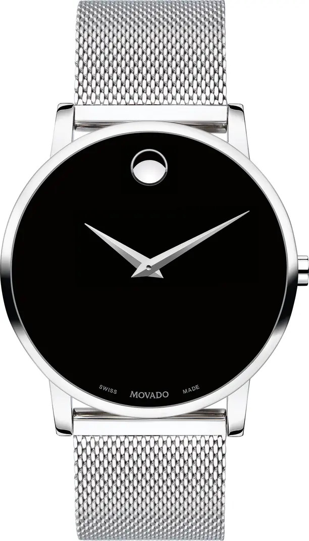 Museum Mesh Strap Watch, 40mm | Nordstrom