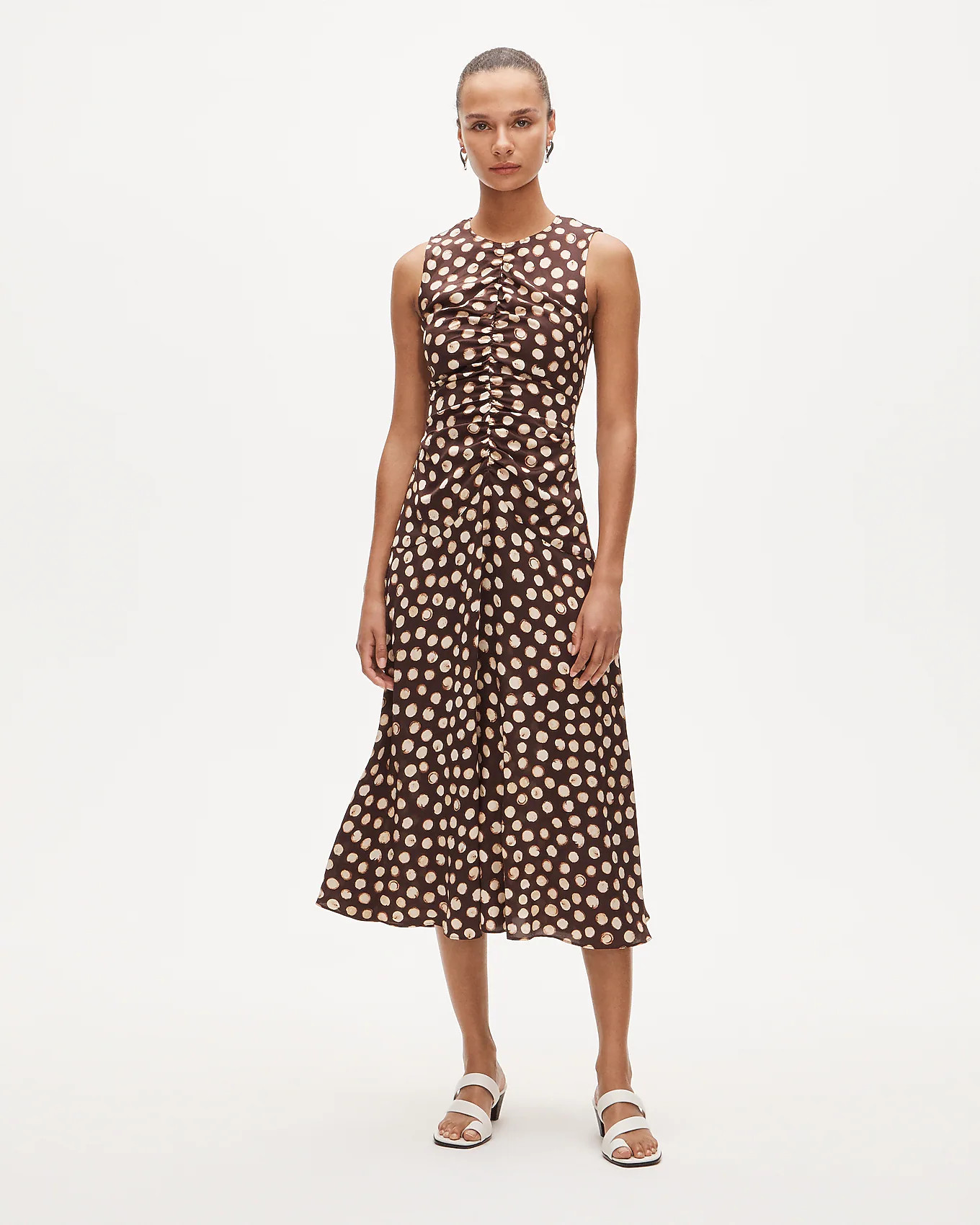 Veranda dress in dot print | J. Crew US