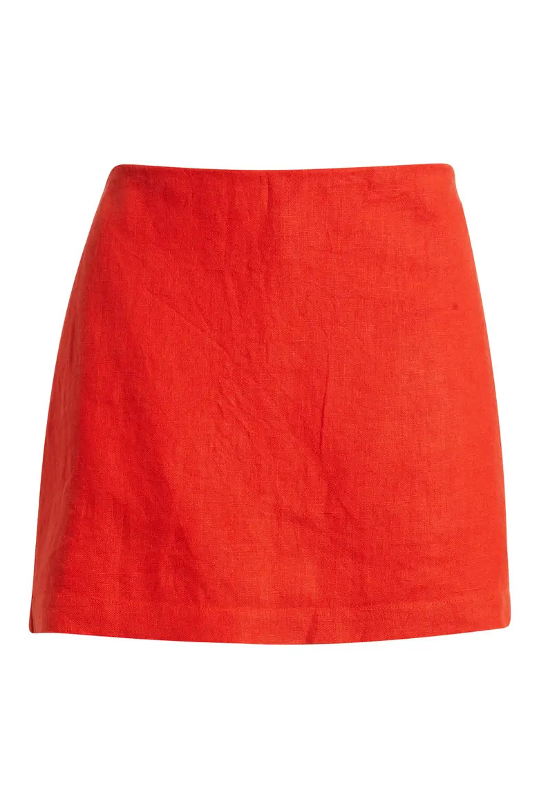 Linen Miniskort (Women) | Nordstrom | Nordstrom