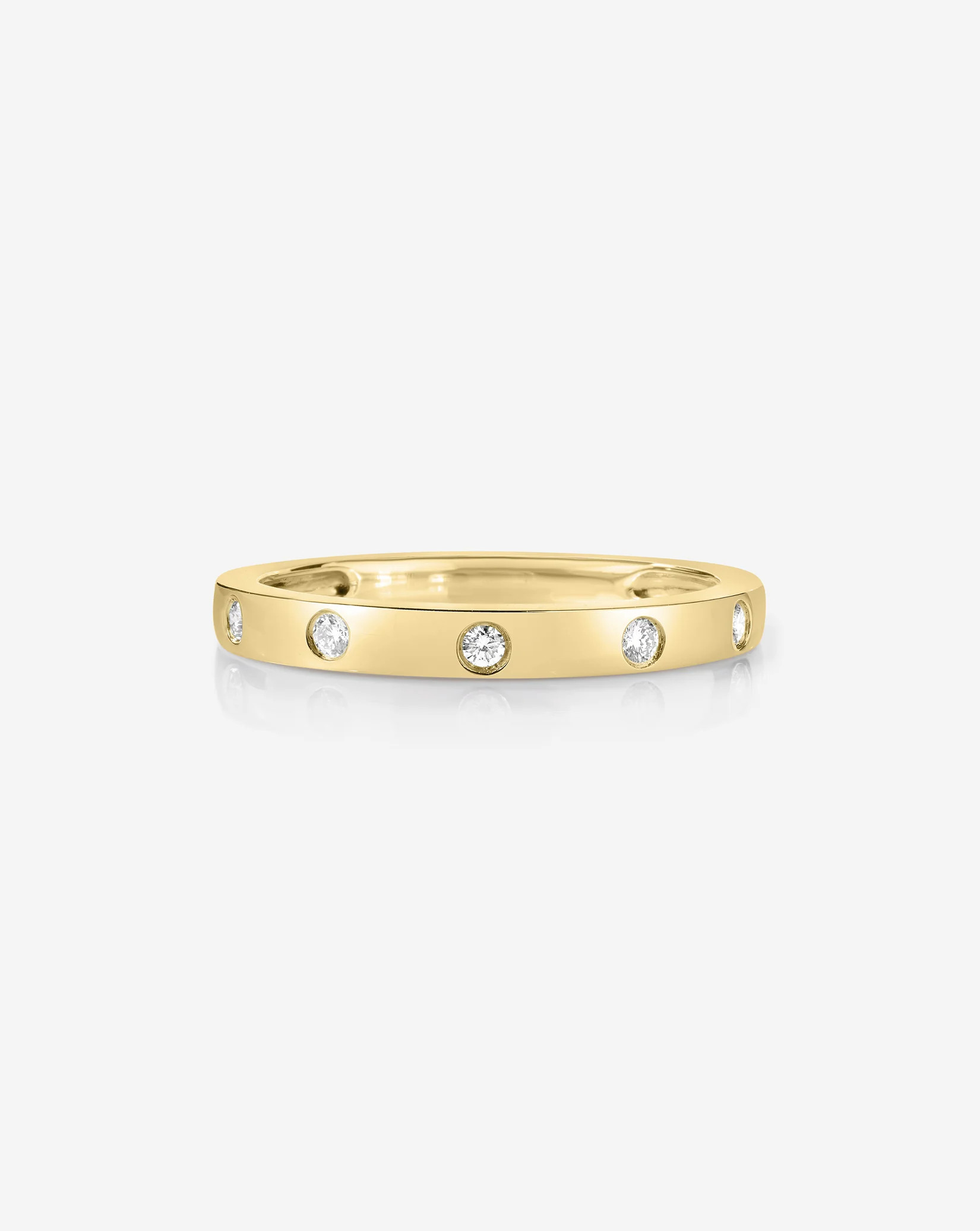 Inlay Diamond Ring - 14k Yellow Gold / 6 | Ring Concierge