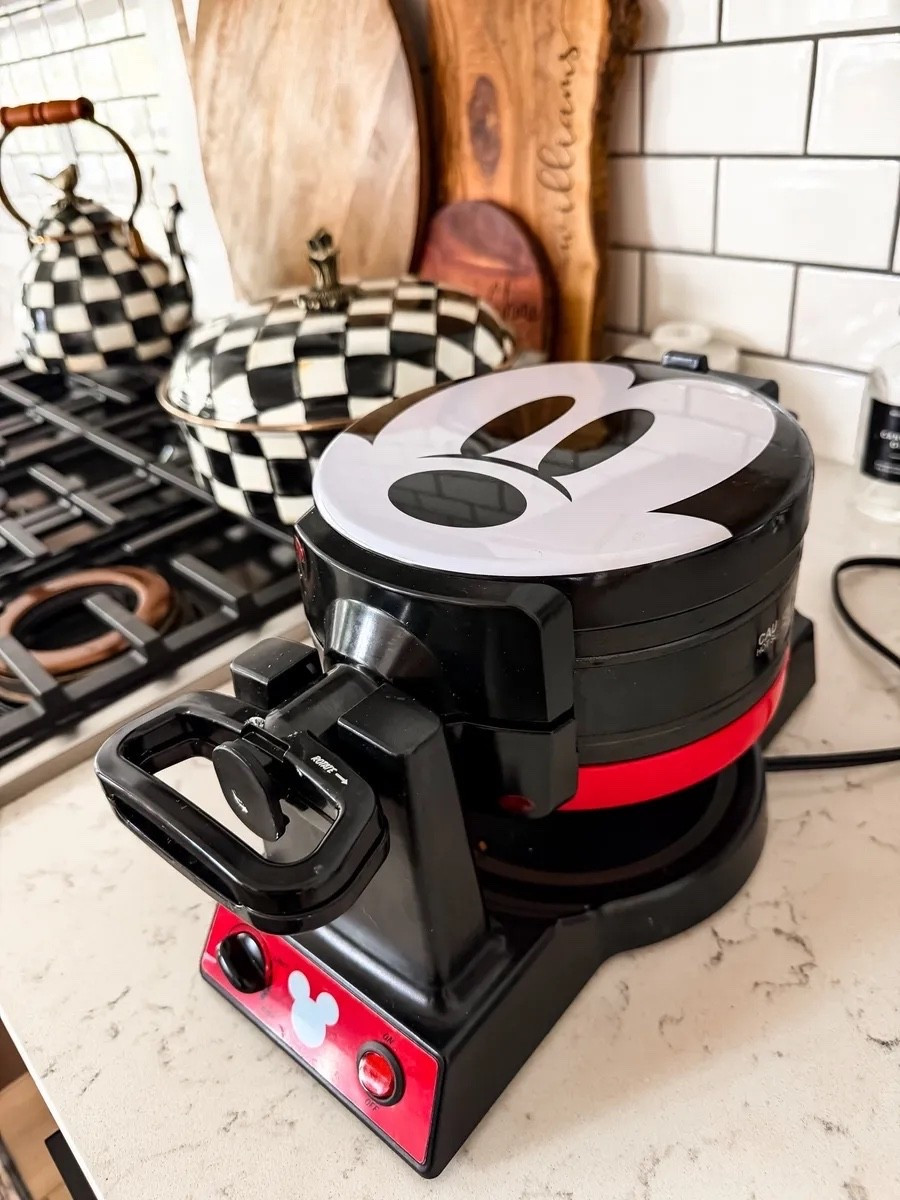 The Mickey waffles are one of those little things that make breakfast feel extra fun. This waffle maker is easy to use, cooks evenly, and gives you those classic Disney shaped waffles at home without waiting for your next vacation.

Mickey waffle maker, Disney kitchen, Disney home, breakfast ideas, waffle maker, family favorites, kitchen gadgets, Disney lovers, fun breakfast, home essentials, TheMomInStyle

#LTKfoodie #LTKHome #LTKdayinmylife