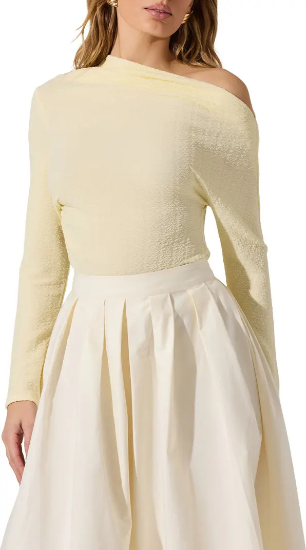 One Shoulder Textured Top | Nordstrom