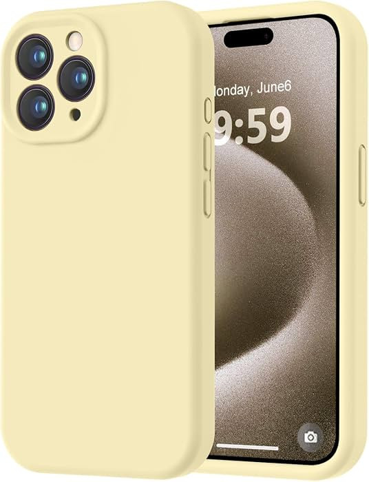 LOVE 3000 Designed for iPhone 15 Pro Max Case, Premium Silicone with [Soft Anti-Scratch Microfibe... | Amazon (US)
