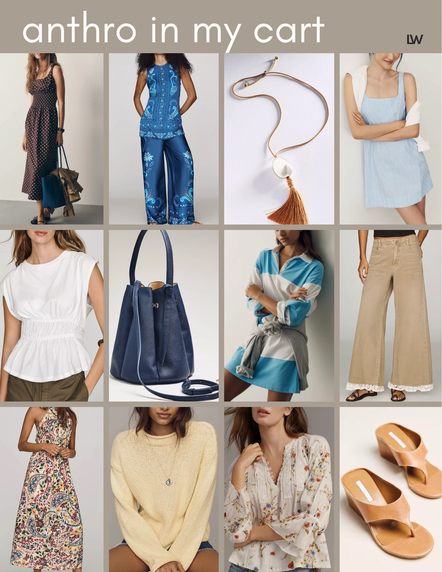 Recent Anthro picks in my cart!!
