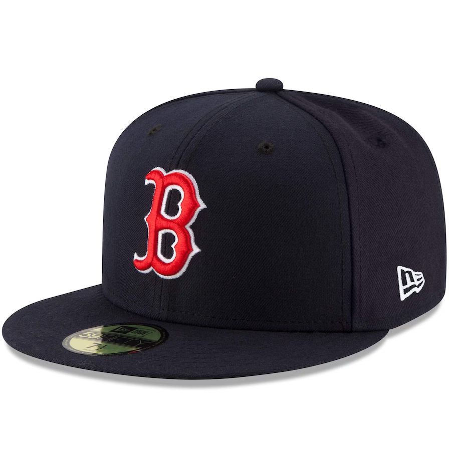 Men's Boston Red Sox New Era Navy Game Authentic Collection On-Field 59FIFTY Fitted Hat | MLB Shop