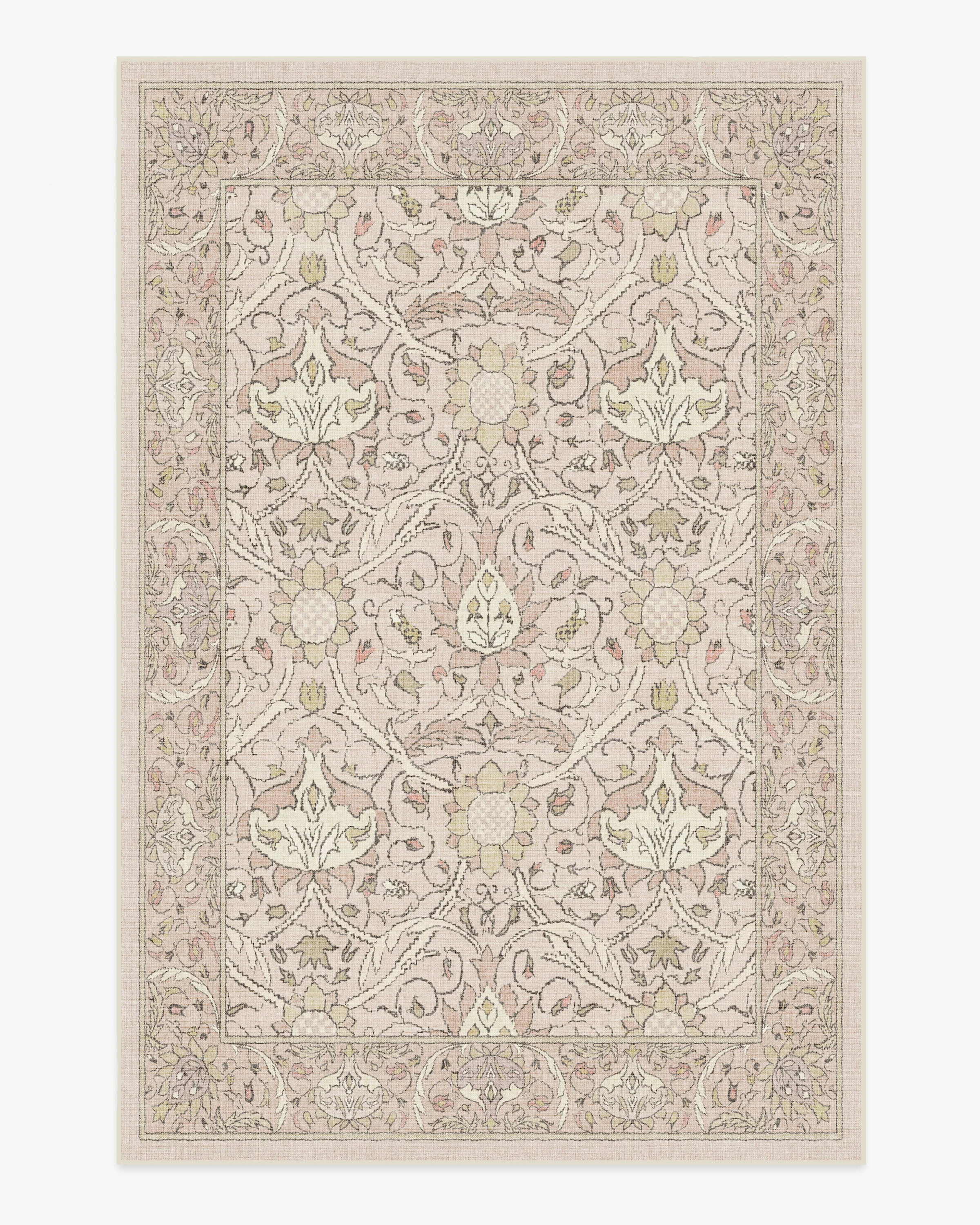 Montreal Soft Pink Rug by Morris & Co. | Ruggable US | Ruggable
