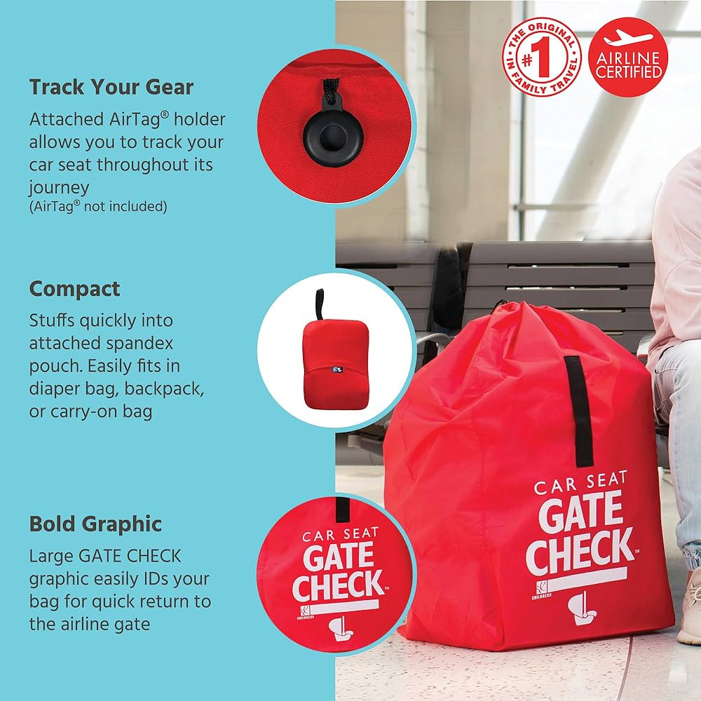 J.L. Childress Gate Check Bag includes AIRTAG Holder | Amazon (US)