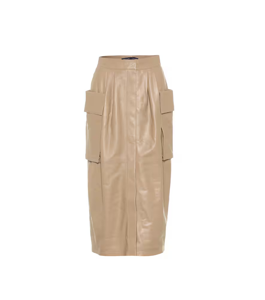 Leather cargo midi skirt | Mytheresa (US/CA)