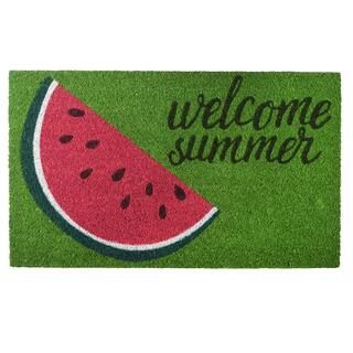 30" Welcome Summer Watermelon Coir Doormat | Michaels Stores