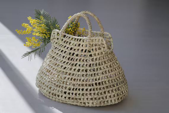 Straw bag, summer bag, beach bag, straw handwoven basket, gift for her, sac de paille, panier, ce... | Etsy (US)