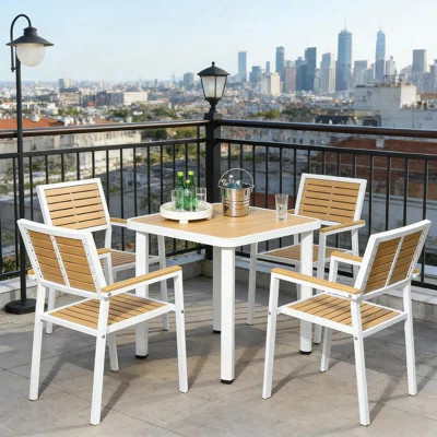 5-Piece Outdoor Patio Dining Set | Wayfair North America