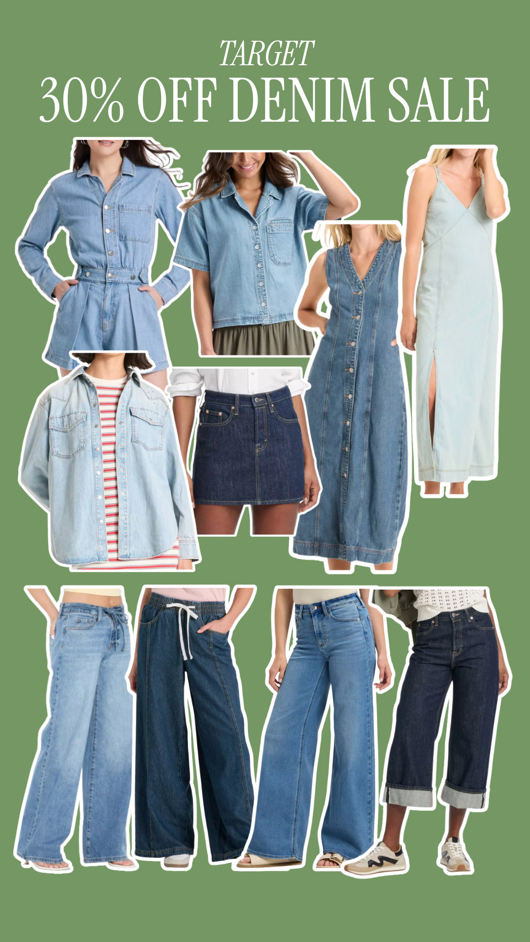 Target denim 30% off right now! Lots of jeans under $20  

 